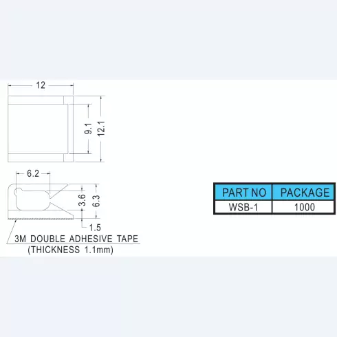 Wire mount WSB-1