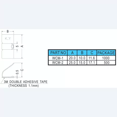 Wire mount WCM-1, WCM-2
