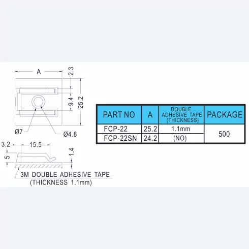 Wire Mount FCP-22, FCP-22SN