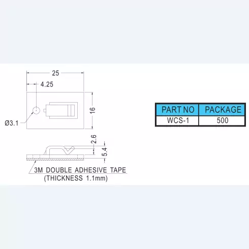 Wire Mount WCS-1