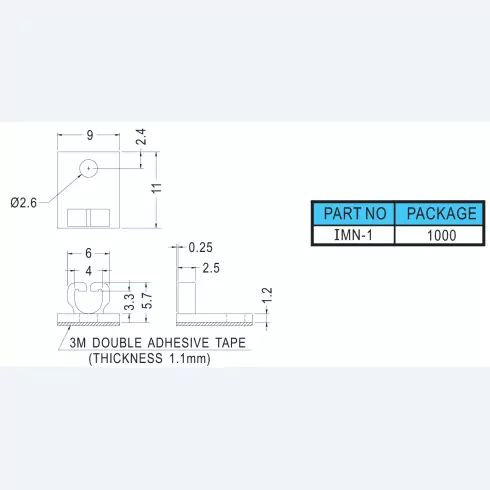 Cable Clip IMN-1