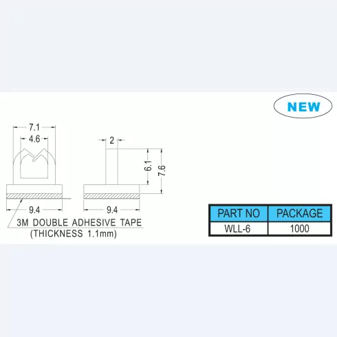 Wire Mount WLL-6