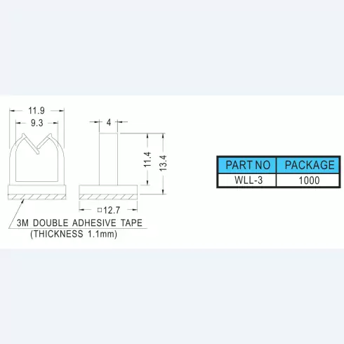 Wire mount WLL-3
