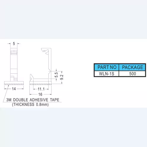 Wire Mount WLN-1S