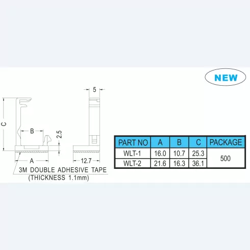 Wire Mount WLT-1, WLT-2
