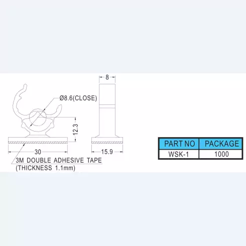 Wire mount WSK-1