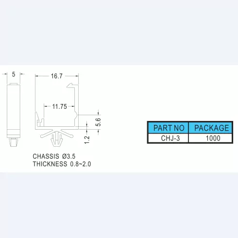 Wire saddle CHJ-3