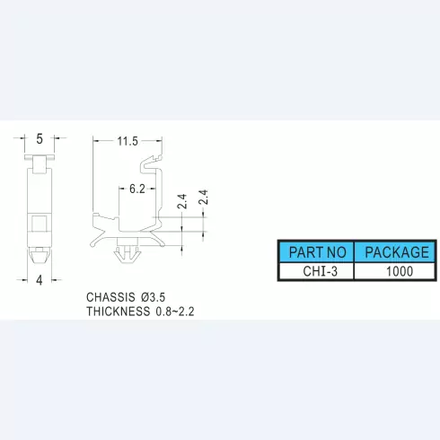 Wire Saddle CHI-3