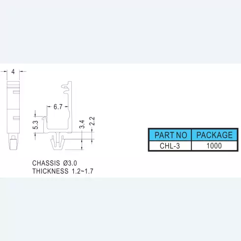 Wire Saddle CHL-3