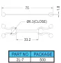 Wire lock spacer 2L