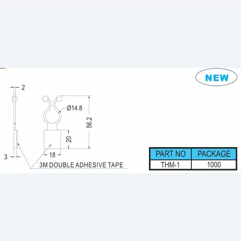 Wire saddle side entry THM