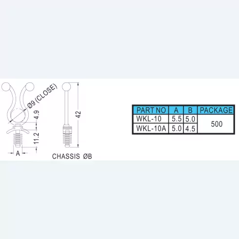 Wire holder WKL