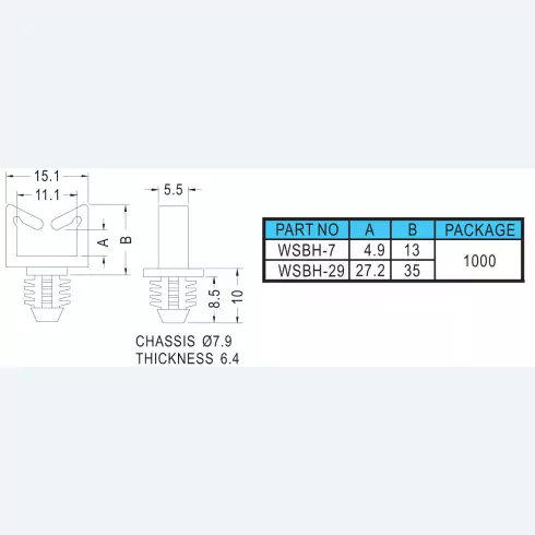 Wire mount WSBH